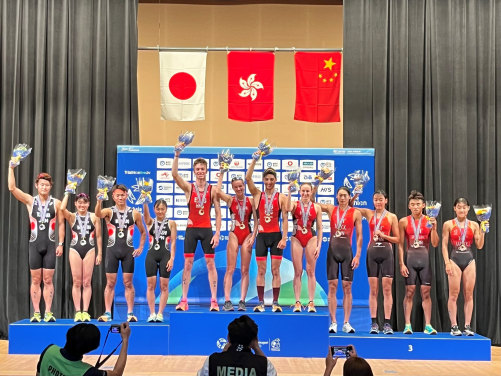 HKU Sports Scholars Triumph at Asian U23 and Youth Triathlon Championships